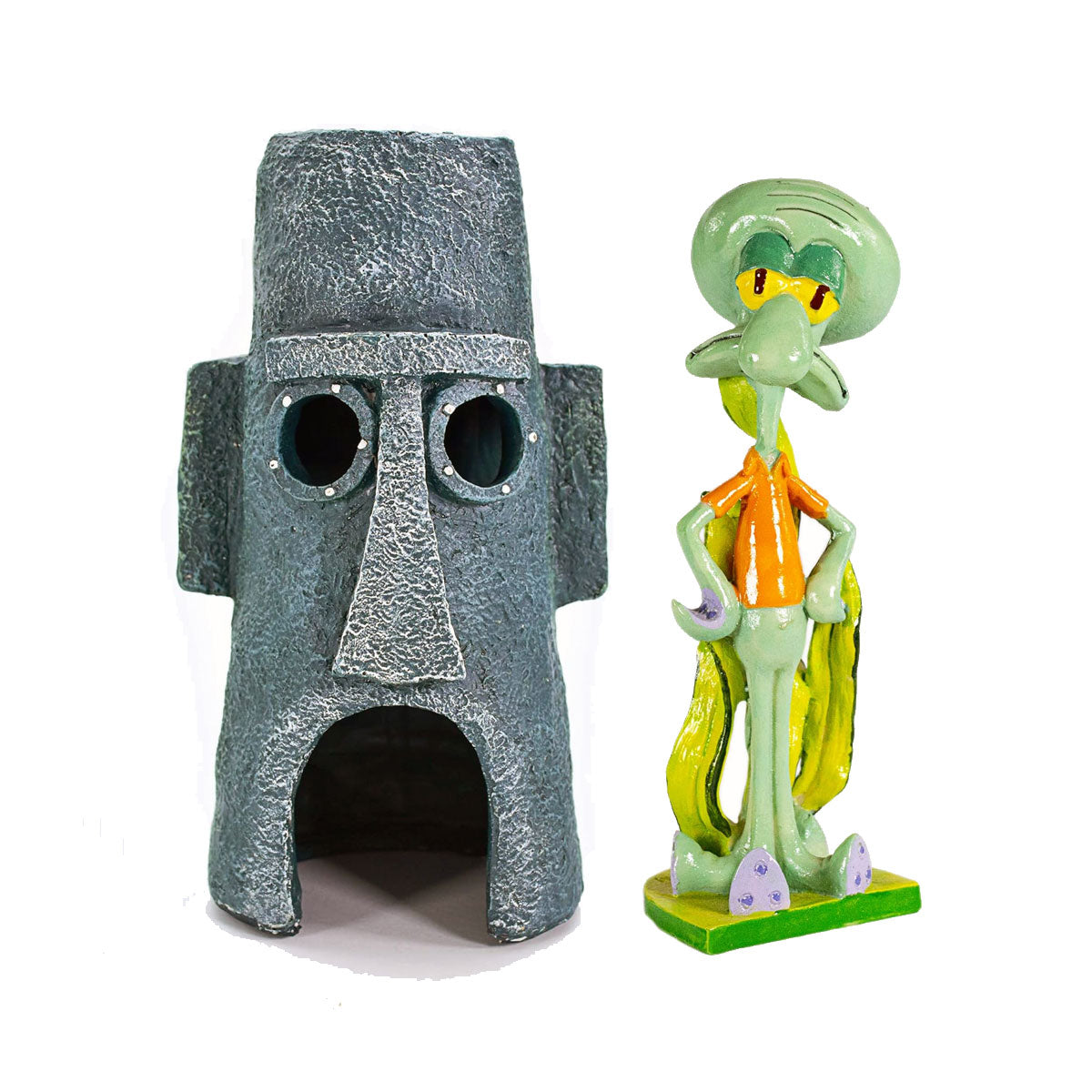 Squidward’s Easter Island Home with Squidward Tentacles Figure